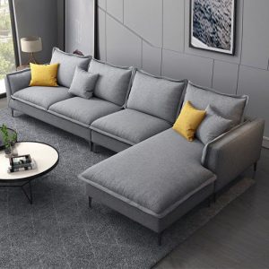 مبل ال پایه استیل فلزی