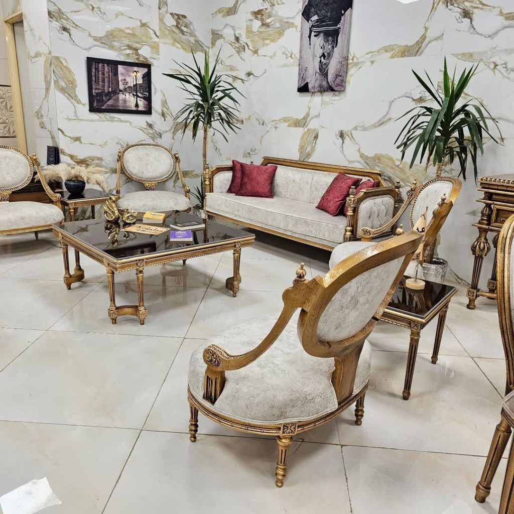 مبل فرانسوی مدل کاجی