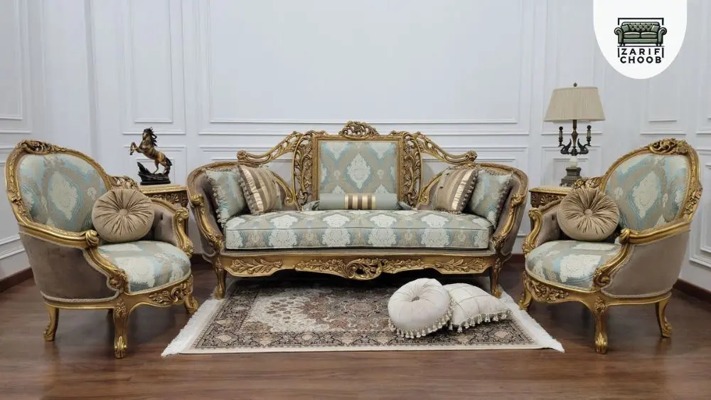 مبل فرانسوی با چه فرشی ست میشه